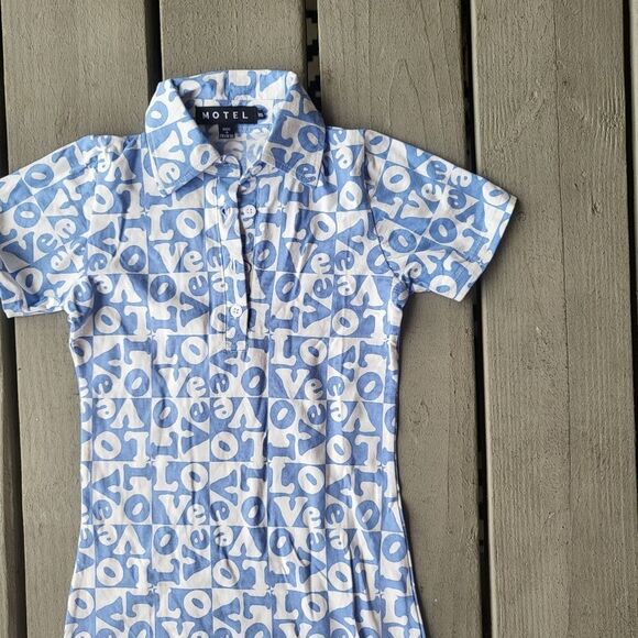 Princess Polly Motel Jeeves Love Checkered Fitted Short Sleeve Mini Dres… - Picture 11 of 12